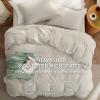 imageBedsure White Duvet Cover Full Size  3 Pieces Prewashed Extra Soft CottonLike Polyester Bedding Set Includes 1 Duvet Cover 80x90 Inches with Zipper Closure amp 2 Pillow Shams Comforter Not Included02  Linen No Comforter
