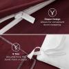 imageBedsure White Duvet Cover Full Size  3 Pieces Prewashed Extra Soft CottonLike Polyester Bedding Set Includes 1 Duvet Cover 80x90 Inches with Zipper Closure amp 2 Pillow Shams Comforter Not Included10  Winery No Comforter