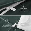 imageBedsure White Duvet Cover Full Size  3 Pieces Prewashed Extra Soft CottonLike Polyester Bedding Set Includes 1 Duvet Cover 80x90 Inches with Zipper Closure amp 2 Pillow Shams Comforter Not Included03  Forest Green No Comforter