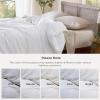 imageBedsure White Duvet Cover Full Size  3 Pieces Prewashed Extra Soft CottonLike Polyester Bedding Set Includes 1 Duvet Cover 80x90 Inches with Zipper Closure amp 2 Pillow Shams Comforter Not Included00  White No Comforter