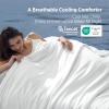 imageBedsure Cooling Comforter King Size  Cooling Blankets for Hot Sleepers UltraSoft Summer Comforter QMaxgt045 amp GentleSoft Value 20407 4X Breathable OekoTEX Certified Grey 102x90 InchesWhite
