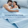 imageBedsure Cooling Comforter King Size  Cooling Blankets for Hot Sleepers UltraSoft Summer Comforter QMaxgt045 amp GentleSoft Value 20407 4X Breathable OekoTEX Certified Grey 102x90 InchesBlue