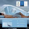 imageBedsure Cooling Comforter King Size  Cooling Blankets for Hot Sleepers UltraSoft Summer Comforter QMaxgt045 amp GentleSoft Value 20407 4X Breathable OekoTEX Certified Grey 102x90 InchesBlue