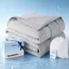 imageBedsure Cooling Comforter King Size  Cooling Blankets for Hot Sleepers UltraSoft Summer Comforter QMaxgt045 amp GentleSoft Value 20407 4X Breathable OekoTEX Certified Grey 102x90 InchesGrey