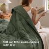 imageBedsure Green Bedspreads Queen Size  Ultra Soft PreWashed CloudLike Quilt Set Bedding Summer Queen Size Quilt Breathable amp Cozy Coverlets for All Season with 2 Matching Shams 90x96 Inches01  Olive Green