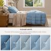 imageBedsure Green Bedspreads Queen Size  Ultra Soft PreWashed CloudLike Quilt Set Bedding Summer Queen Size Quilt Breathable amp Cozy Coverlets for All Season with 2 Matching Shams 90x96 Inches04  Dusty Blue