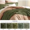imageBedsure Quilts Queen Size  Lightweight Bedspreads Queen Size with Classic Honeycomb Quilting Soft Quilt Bedding Set Taupe Comforter Set Coverlet for All Seasons with 2 Pillow Shams 90 x 96  SkinFriendly Soft AllSeason Comfort Breathable Lightweight Machine Washable15  Olive Green