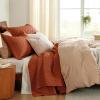 imageBedsure Quilts Queen Size  Lightweight Bedspreads Queen Size with Classic Honeycomb Quilting Soft Quilt Bedding Set Taupe Comforter Set Coverlet for All Seasons with 2 Pillow Shams 90 x 96  SkinFriendly Soft AllSeason Comfort Breathable Lightweight Machine Washable18  Red Orange