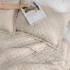 imageBedsure Quilts Queen Size  Lightweight Bedspreads Queen Size with Classic Honeycomb Quilting Soft Quilt Bedding Set Taupe Comforter Set Coverlet for All Seasons with 2 Pillow Shams 90 x 96  SkinFriendly Soft AllSeason Comfort Breathable Lightweight Machine Washable19  Light Beige