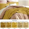 imageBedsure Quilts Queen Size  Lightweight Bedspreads Queen Size with Classic Honeycomb Quilting Soft Quilt Bedding Set Taupe Comforter Set Coverlet for All Seasons with 2 Pillow Shams 90 x 96  SkinFriendly Soft AllSeason Comfort Breathable Lightweight Machine Washable26  Mustard Yellow