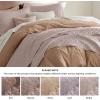 imageBedsure Quilts Queen Size  Lightweight Bedspreads Queen Size with Classic Honeycomb Quilting Soft Quilt Bedding Set Taupe Comforter Set Coverlet for All Seasons with 2 Pillow Shams 90 x 96  SkinFriendly Soft AllSeason Comfort Breathable Lightweight Machine Washable23  Dusty Rose