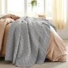 imageBedsure Quilts Queen Size  Lightweight Bedspreads Queen Size with Classic Honeycomb Quilting Soft Quilt Bedding Set White Comforter Set Coverlet for All Seasons with 2 Pillow Shams 90 x 96  SkinFriendly Soft AllSeason Comfort Breathable Lightweight Machine Washable10  Light Grey