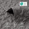 imageBedsure Quilts Queen Size  Lightweight Bedspreads Queen Size with Classic Honeycomb Quilting Soft Quilt Bedding Set White Comforter Set Coverlet for All Seasons with 2 Pillow Shams 90 x 96  SkinFriendly Soft AllSeason Comfort Breathable Lightweight Machine Washable01  Grey