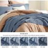 imageBedsure Quilts Queen Size  Lightweight Bedspreads Queen Size with Classic Honeycomb Quilting Soft Quilt Bedding Set White Comforter Set Coverlet for All Seasons with 2 Pillow Shams 90 x 96  SkinFriendly Soft AllSeason Comfort Breathable Lightweight Machine Washable06  Mineral Blue