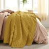 imageBedsure Quilts Queen Size  Lightweight Bedspreads Queen Size with Classic Honeycomb Quilting Soft Quilt Bedding Set White Comforter Set Coverlet for All Seasons with 2 Pillow Shams 90 x 96  SkinFriendly Soft AllSeason Comfort Breathable Lightweight Machine Washable26  Mustard Yellow