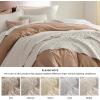 imageBedsure Quilts Queen Size  Lightweight Bedspreads Queen Size with Classic Honeycomb Quilting Soft Quilt Bedding Set White Comforter Set Coverlet for All Seasons with 2 Pillow Shams 90 x 96  SkinFriendly Soft AllSeason Comfort Breathable Lightweight Machine Washable16  Beige