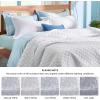 imageBedsure Quilts Queen Size  Lightweight Bedspreads Queen Size with Classic Honeycomb Quilting Soft Quilt Bedding Set White Comforter Set Coverlet for All Seasons with 2 Pillow Shams 90 x 96  SkinFriendly Soft AllSeason Comfort Breathable Lightweight Machine Washable02  White