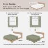 imageBedsure 100 Cotton Quilt Set  Queen Size Bedspread Lightweight Soft Bed Coverlet PureWoven 3Piece Cozy Stitching Comforter with 2 Pillow Shams in Embroidery Clover Pattern 90x96 in Linen Beige08  Navy Blue  Four Leaf Clover