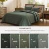 imageBedsure 100 Cotton Quilt Set  Queen Size Bedspread Lightweight Soft Bed Coverlet PureWoven 3Piece Cozy Stitching Comforter with 2 Pillow Shams in Embroidery Clover Pattern 90x96 in Linen Beige05  Olive Green  Four Leaf Clover