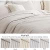 imageBedsure Quilts Queen Size  Queen Quilt Bedding Set Bedspread Coverlet Comforter Lightweight Neutral Striped Bedding 3Piece Set with 90x96 Coverlet amp 2 Pillow Shams AllSeason Soft Microfiber07  Linen Contrast Border