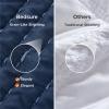 imageBedsure Quilts Queen Size  Queen Quilt Bedding Set Bedspread Coverlet Comforter Lightweight Neutral Striped Bedding 3Piece Set with 90x96 Coverlet amp 2 Pillow Shams AllSeason Soft Microfiber02  Navy Solid Border