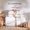 imageBedsure Quilts Queen Size  StitchFree Ultrasonic Quilting Lightweight Olive Green Comforter AllSeason Bedspread amp Coverlet Modern Floral Pattern Soft 3 Piece Machine Washable Bedding 90 x 96  StitchFree Quilting Ultra Soft Lightweight Machine Washable PetFriendly01  Bright White  Clover
