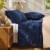 imageBedsure Quilts Queen Size  StitchFree Ultrasonic Quilting Lightweight Olive Green Comforter AllSeason Bedspread amp Coverlet Modern Floral Pattern Soft 3 Piece Machine Washable Bedding 90 x 96  StitchFree Quilting Ultra Soft Lightweight Machine Washable PetFriendly03  Navy Blue  Floral