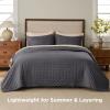 imageBedsure Quilts Queen Size  StitchFree Ultrasonic Quilting Lightweight Olive Green Comforter AllSeason Bedspread amp Coverlet Modern Floral Pattern Soft 3 Piece Machine Washable Bedding 90 x 96  StitchFree Quilting Ultra Soft Lightweight Machine Washable PetFriendly06  Charcoal  Clover