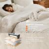 imageBedsure Quilts Queen Size  StitchFree Ultrasonic Quilting Lightweight Olive Green Comforter AllSeason Bedspread amp Coverlet Modern Floral Pattern Soft 3 Piece Machine Washable Bedding 90 x 96  StitchFree Quilting Ultra Soft Lightweight Machine Washable PetFriendly13 Beige  Floral