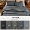 imageBedsure Quilts Queen Size  StitchFree Ultrasonic Quilting Lightweight Olive Green Comforter AllSeason Bedspread amp Coverlet Modern Floral Pattern Soft 3 Piece Machine Washable Bedding 90 x 96  StitchFree Quilting Ultra Soft Lightweight Machine Washable PetFriendly07  Drak Grey  Floral
