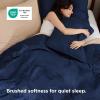 imageBedsure Quilts Queen Size  StitchFree Ultrasonic Quilting Lightweight Olive Green Comforter AllSeason Bedspread amp Coverlet Modern Floral Pattern Soft 3 Piece Machine Washable Bedding 90 x 96  StitchFree Quilting Ultra Soft Lightweight Machine Washable PetFriendly03  Navy Blue  Floral
