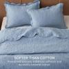 imageBedsure Quilts Queen Size  StitchFree Ultrasonic Quilting Lightweight Olive Green Comforter AllSeason Bedspread amp Coverlet Modern Floral Pattern Soft 3 Piece Machine Washable Bedding 90 x 96  StitchFree Quilting Ultra Soft Lightweight Machine Washable PetFriendly22  Mineral Blue  Leaf