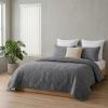 imageBedsure Quilts Queen Size  StitchFree Ultrasonic Quilting Lightweight Olive Green Comforter AllSeason Bedspread amp Coverlet Modern Floral Pattern Soft 3 Piece Machine Washable Bedding 90 x 96  StitchFree Quilting Ultra Soft Lightweight Machine Washable PetFriendly07  Drak Grey  Floral