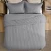 imageBedsure Quilts Queen Size  StitchFree Ultrasonic Quilting Lightweight Olive Green Comforter AllSeason Bedspread amp Coverlet Modern Floral Pattern Soft 3 Piece Machine Washable Bedding 90 x 96  StitchFree Quilting Ultra Soft Lightweight Machine Washable PetFriendly05  Grey  Clover