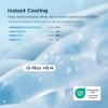 imageBedsure Cooling Pillowcase Silk  Like Pillow Cases Queen Size Set of 2 Zipper Pillow Case Infused 3 HA amp Ceramides to Hydrate Skin OekoTEX Certified White01  White
