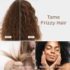 imageBedsure Satin Pillowcase with Zipper Similar to Silk Pillow Cases 2 Pack Satin King Size Pillow Cases Set of 2 Silky amp Soft Pillow Cover for Hair and Skin Gifts for Women Men Pink 20x36 Inches18  Champagne  Zipper