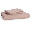 imageBedsure Duvet Cover Queen Size  Only Includes 1 Duvet Cover 90x90 Hotel Luxury Soft Double Brushed All Season Bedding for Kids amp Adults Zipper Closure Grey No Comforter No Pillow Shams08  Dusty Rose No Comforter