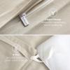 imageBedsure Duvet Cover Queen Size  Only Includes 1 Duvet Cover 90x90 Hotel Luxury Soft Double Brushed All Season Bedding for Kids amp Adults Zipper Closure Grey No Comforter No Pillow Shams03  Linen Only Duvet Cover