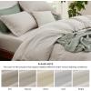 imageBedsure Duvet Cover Queen Size  Only Includes 1 Duvet Cover 90x90 Hotel Luxury Soft Double Brushed All Season Bedding for Kids amp Adults Zipper Closure Grey No Comforter No Pillow Shams03  Linen With Fitted Sheet