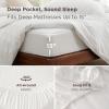 imageBedsure Duvet Cover Queen Size  Only Includes 1 Duvet Cover 90x90 Hotel Luxury Soft Double Brushed All Season Bedding for Kids amp Adults Zipper Closure Grey No Comforter No Pillow Shams01  White With Fitted Sheet