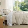 imageBedsure Duvet Cover Queen Size  Only Includes 1 Duvet Cover 90x90 Hotel Luxury Soft Double Brushed All Season Bedding for Kids amp Adults Zipper Closure Grey No Comforter No Pillow Shams03  Linen No Comforter