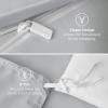 imageBedsure Duvet Cover Queen Size  Only Includes 1 Duvet Cover 90x90 Hotel Luxury Soft Double Brushed All Season Bedding for Kids amp Adults Zipper Closure Grey No Comforter No Pillow Shams05  Silver Grey No Comforter