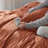 imageBedsure Duvet Cover Queen Size  Only Includes 1 Duvet Cover 90x90 Hotel Luxury Soft Double Brushed All Season Bedding for Kids amp Adults Zipper Closure Grey No Comforter No Pillow Shams09  Terracotta No Comforter