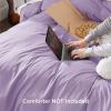 imageBedsure Duvet Cover Queen Size  Only Includes 1 Duvet Cover 90x90 Hotel Luxury Soft Double Brushed All Season Bedding for Kids amp Adults Zipper Closure Grey No Comforter No Pillow Shams11  Orchid Bloom No Comforter