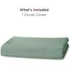 imageBedsure Duvet Cover Queen Size  Only Includes 1 Duvet Cover 90x90 Hotel Luxury Soft Double Brushed All Season Bedding for Kids amp Adults Zipper Closure Grey No Comforter No Pillow Shams04  Sage Green Only Duvet Cover