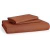 imageBedsure Duvet Cover Queen Size  Only Includes 1 Duvet Cover 90x90 Hotel Luxury Soft Double Brushed All Season Bedding for Kids amp Adults Zipper Closure Grey No Comforter No Pillow Shams09  Terracotta No Comforter
