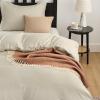 imageBedsure Duvet Cover Queen Size  Only Includes 1 Duvet Cover 90x90 Hotel Luxury Soft Double Brushed All Season Bedding for Kids amp Adults Zipper Closure Grey No Comforter No Pillow Shams03  Linen No Comforter