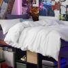 imageBedsure Duvet Cover Queen Size  Only Includes 1 Duvet Cover 90x90 Hotel Luxury Soft Double Brushed All Season Bedding for Kids amp Adults Zipper Closure Grey No Comforter No Pillow Shams01  White Only Duvet Cover