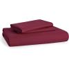 imageBedsure Duvet Cover Queen Size  Only Includes 1 Duvet Cover 90x90 Hotel Luxury Soft Double Brushed All Season Bedding for Kids amp Adults Zipper Closure Grey No Comforter No Pillow Shams08  Red No Comforter