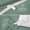 imageBedsure Duvet Cover Queen Size  Only Includes 1 Duvet Cover 90x90 Hotel Luxury Soft Double Brushed All Season Bedding for Kids amp Adults Zipper Closure Grey No Comforter No Pillow Shams04  Sage Green Only Duvet Cover